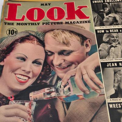 LOT 181: Thirteen Vintage "Look" Magazines with Various Dates