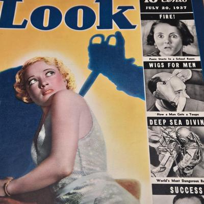 LOT 181: Thirteen Vintage "Look" Magazines with Various Dates