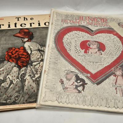 LOT 182: Multiple Vintage Magazine Covers and Various Artists' Prints
