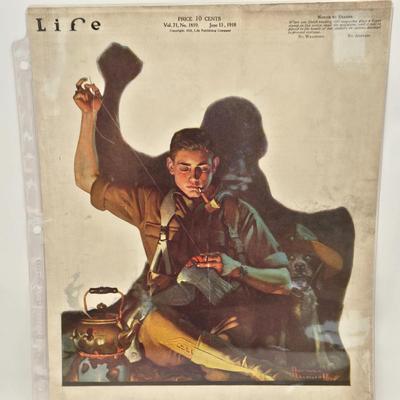 LOT 182: Multiple Vintage Magazine Covers and Various Artists' Prints