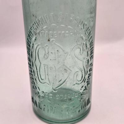 LOT 183: Multiple Vintage Glass Bottles Including Whistle, Scott's Emulsion, Hires, Big Frosty, and Many More