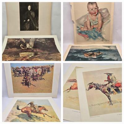 LOT 184: Multiple Vintage Prints from Various Artists