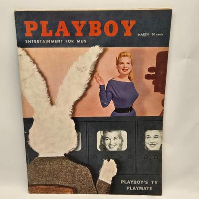 LOT 186: Vintage Playboy Magazines from 1956