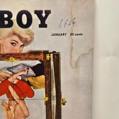 LOT 186: Vintage Playboy Magazines from 1956
