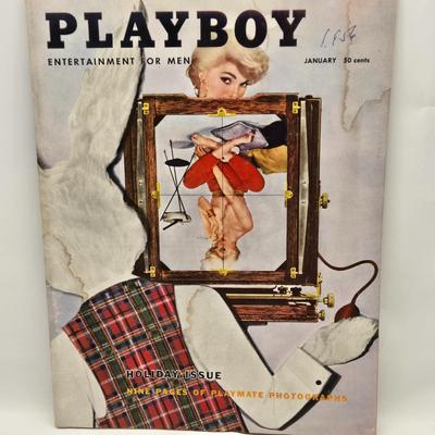LOT 186: Vintage Playboy Magazines from 1956