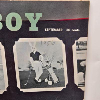LOT 186: Vintage Playboy Magazines from 1956