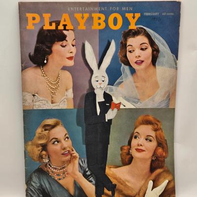 LOT 186: Vintage Playboy Magazines from 1956