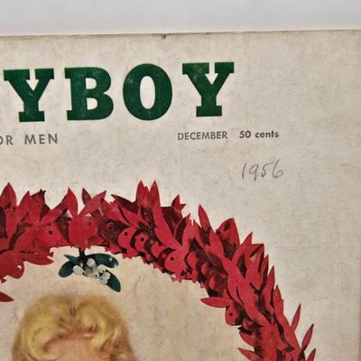 LOT 186: Vintage Playboy Magazines from 1956