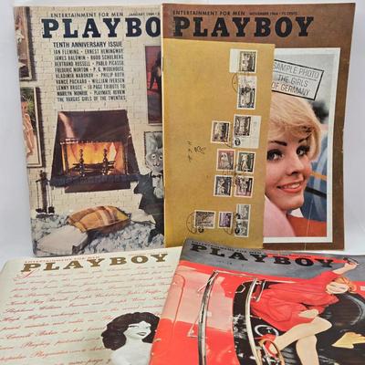 LOT 188: Vintage Playboy Magazines from 1963 and 1964