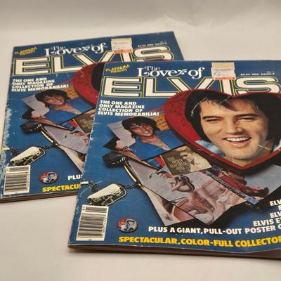 LOT 189: The King of Rock and Roll: Two "The Lover of Elvis" Magazines, July, 1956 Issue of "Folk and Country Songs"...