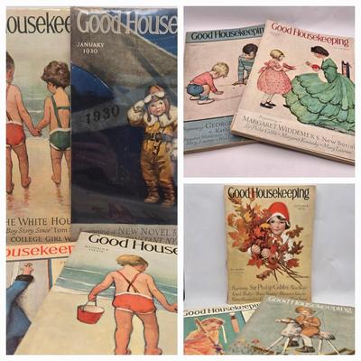 LOT 190: Vintage Good Housekeeping Magazines From Late 1920s to Early 1930s