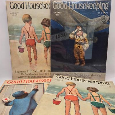 LOT 190: Vintage Good Housekeeping Magazines From Late 1920s to Early 1930s