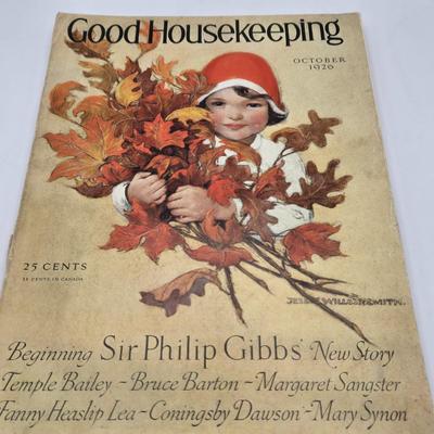LOT 190: Vintage Good Housekeeping Magazines From Late 1920s to Early 1930s