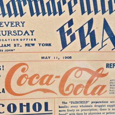 LOT 191: Antique Coca-Cola "The Pharmaceutical Era" Magazine / 1905