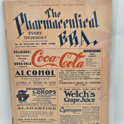LOT 191: Antique Coca-Cola "The Pharmaceutical Era" Magazine / 1905