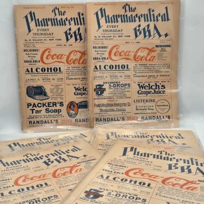 LOT 191: Antique Coca-Cola "The Pharmaceutical Era" Magazine / 1905