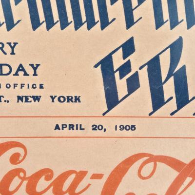 LOT 191: Antique Coca-Cola "The Pharmaceutical Era" Magazine / 1905