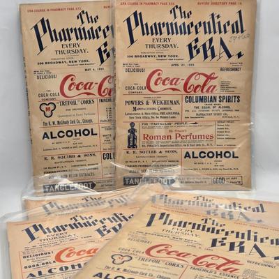 LOT 192: Antique 1899 & 1905 Coca-Cola " The Pharmaceutical Era" Magazines