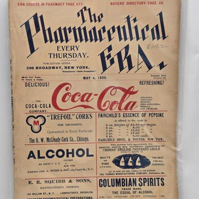 LOT 192: Antique 1899 & 1905 Coca-Cola " The Pharmaceutical Era" Magazines
