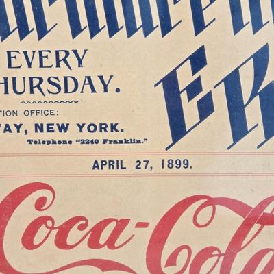 LOT 192: Antique 1899 & 1905 Coca-Cola " The Pharmaceutical Era" Magazines