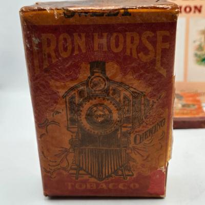 LOT 193: Vintage Cigarette Advertisements, Lucky Strike Bridge , Camel Brand Lighters, and More