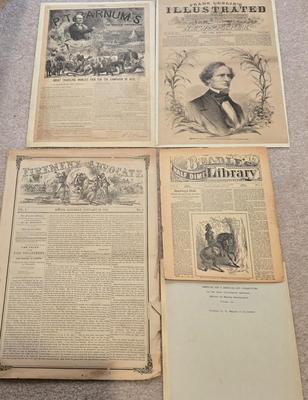 LOT 194: Antique Magazine and Newspaper Pages, 1896 McClures Magazine, 1899 Dixie Monthly Magazine and More