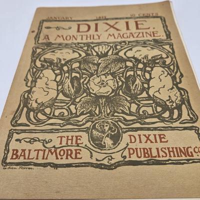 LOT 194: Antique Magazine and Newspaper Pages, 1896 McClures Magazine, 1899 Dixie Monthly Magazine and More