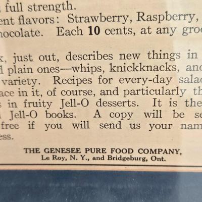 LOT 195: Multiple Antique Jell-O Advertisements