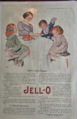 LOT 195: Multiple Antique Jell-O Advertisements