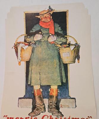 LOT 197: Vintage Magazine Covers with Artwork by Norman Rockwell