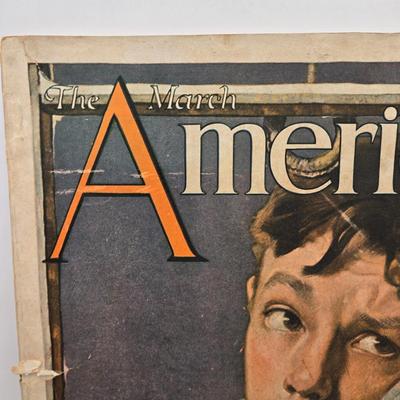 LOT 197: Vintage Magazine Covers with Artwork by Norman Rockwell