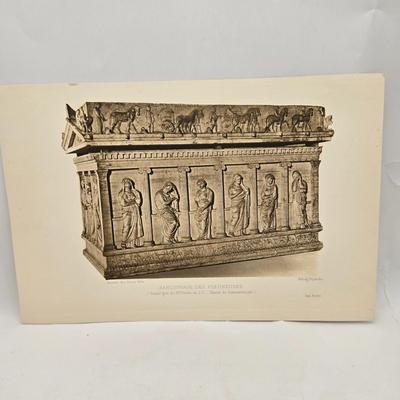 LOT 198: Pages of an Antique Artwork Book
