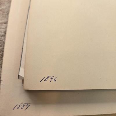 LOT 198: Pages of an Antique Artwork Book