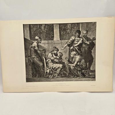 LOT 198: Pages of an Antique Artwork Book