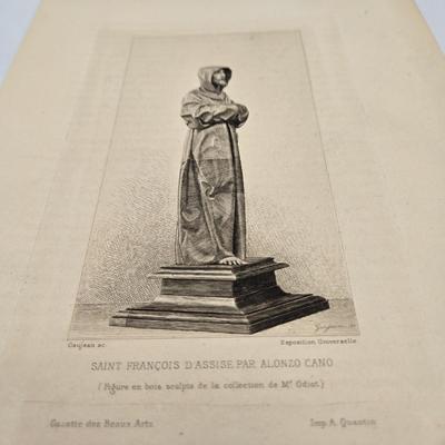 LOT 198: Pages of an Antique Artwork Book