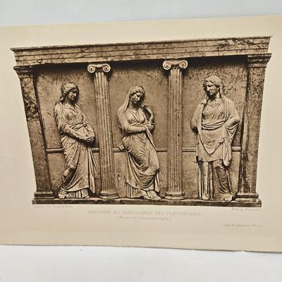 LOT 198: Pages of an Antique Artwork Book