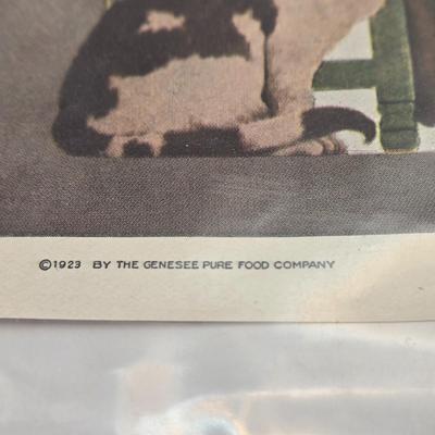 LOT 200: Vintage Advertisements with Maxfield Parish Artwork