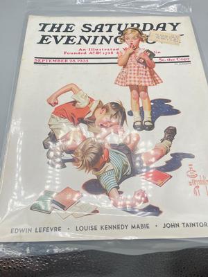 LOT 201: Antique / Vintage Saturday Evening Post Magazines