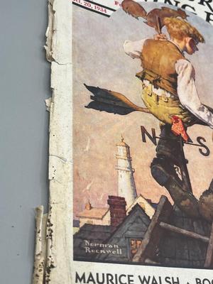 LOT 203: Vintage Saturday Evening Post Magazines