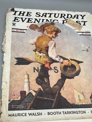 LOT 203: Vintage Saturday Evening Post Magazines