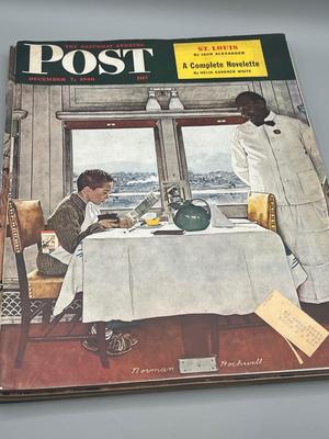 LOT 204: Vintage Saturday Evening Post Magazines