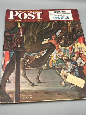LOT 204: Vintage Saturday Evening Post Magazines