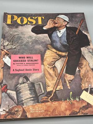 LOT 204: Vintage Saturday Evening Post Magazines