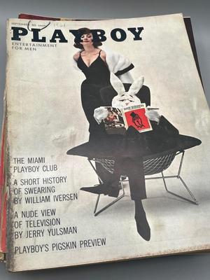 LOT 205: Vintage Playboy Magazines - 1961