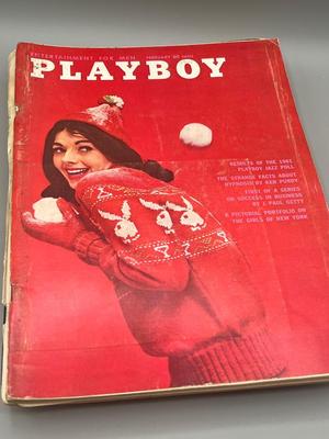 LOT 205: Vintage Playboy Magazines - 1961
