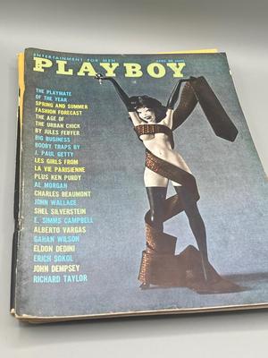 LOT 205: Vintage Playboy Magazines - 1961