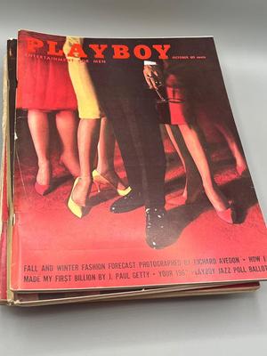 LOT 205: Vintage Playboy Magazines - 1961