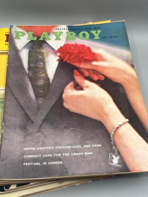 LOT 206: Vintage 1960 Playboy Magazine Issues