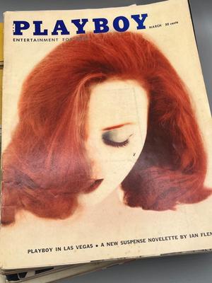 LOT 206: Vintage 1960 Playboy Magazine Issues