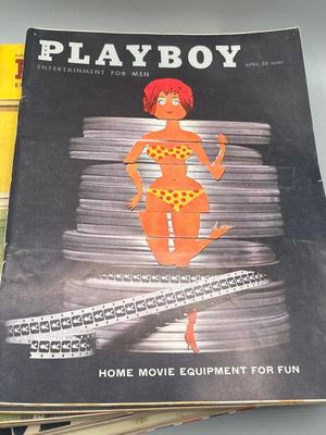 LOT 206: Vintage 1960 Playboy Magazine Issues